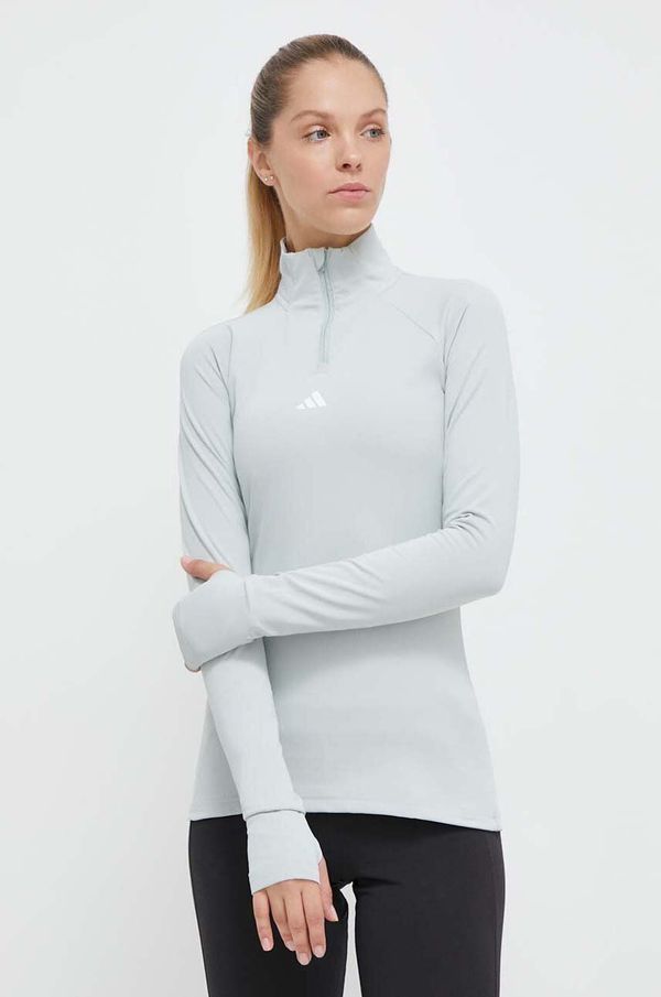 adidas Performance Dukserica za trening adidas Performance Techfit COLD.RDY boja: zelena, bez uzorka