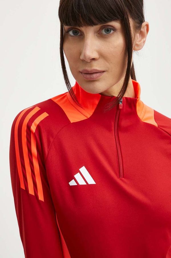 adidas Performance Dukserica za trening adidas Performance Tiro 24 Competition boja: crvena, s uzorkom, IS1647