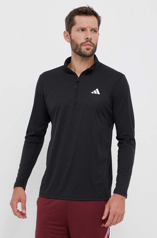 adidas Performance Dukserica za trening adidas Performance Training Essentials boja: crna, s tiskom