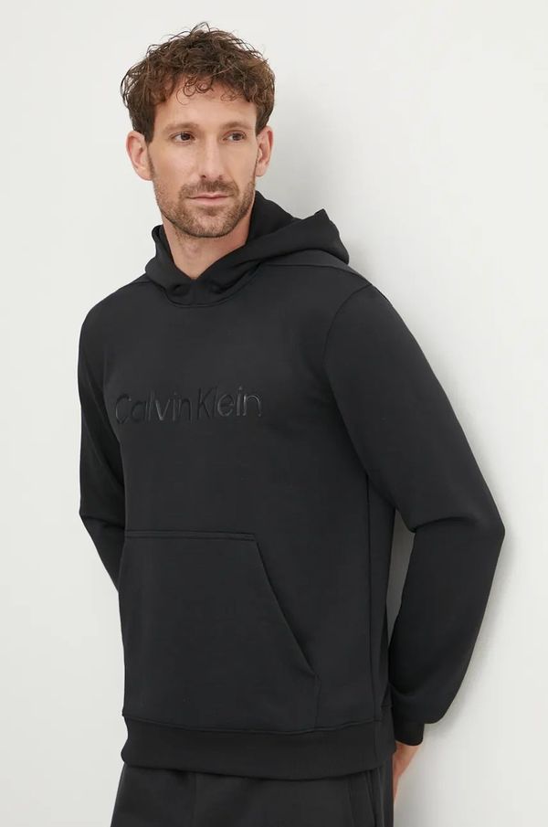 Calvin Klein Performance Dukserica za trening Calvin Klein Performance boja: crna, s kapuljačom, s aplikacijom, 00GMF4W302