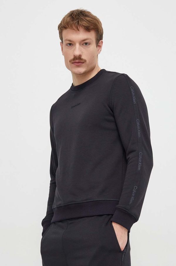 Calvin Klein Performance Dukserica za trening Calvin Klein Performance boja: crna, s tiskom