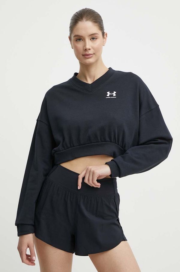 Under Armour Dukserica za trening Under Armour Rival boja: crna, bez uzorka
