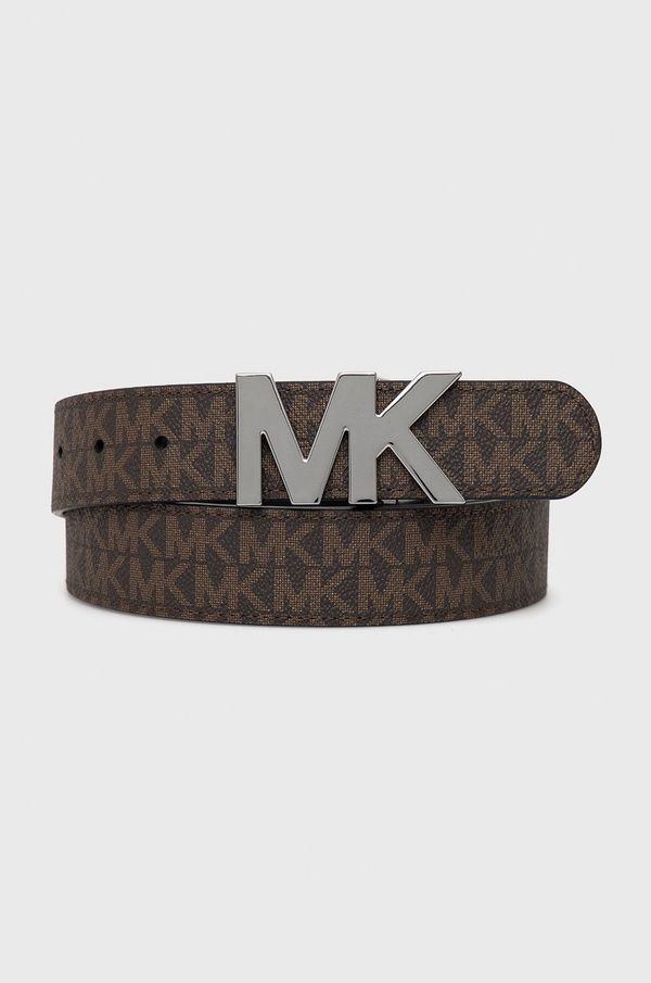 Michael Kors Dvostrani kožni remen Michael Kors za muškarce, boja: crna