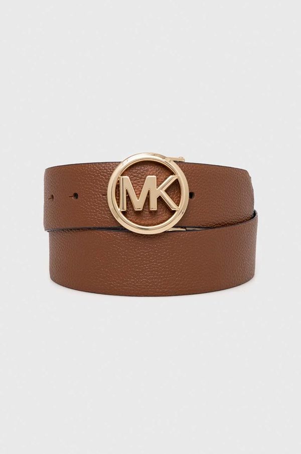 MICHAEL Michael Kors Dvostrani kožni remen MICHAEL Michael Kors za žene, boja: smeđa