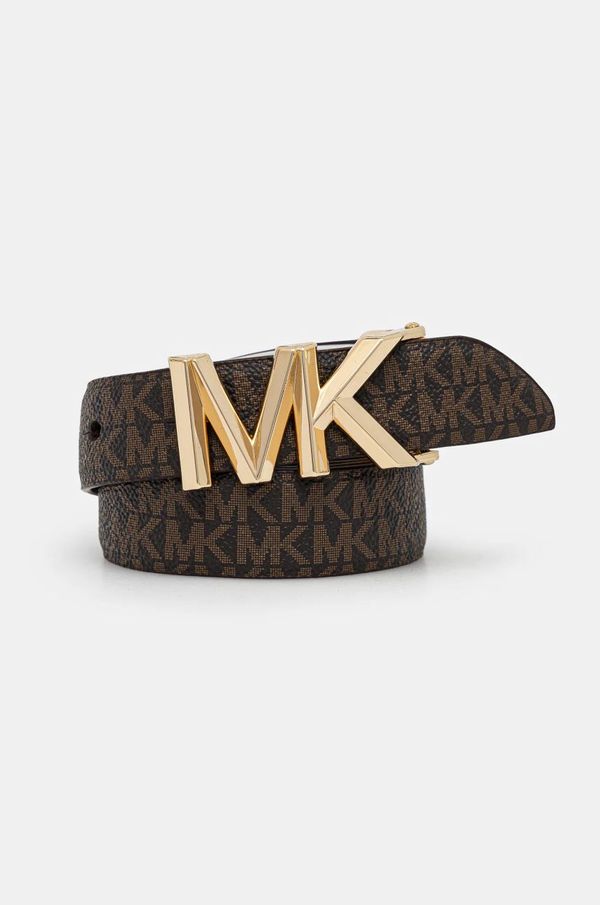 MICHAEL Michael Kors Dvostrani kožni remen MICHAEL Michael Kors za žene, boja: smeđa
