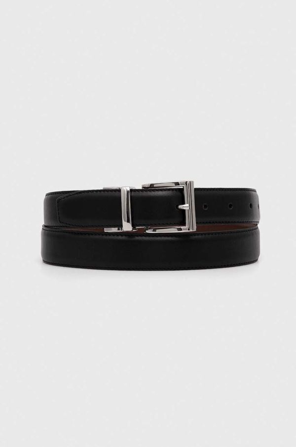 Polo Ralph Lauren Dvostrani kožni remen Polo Ralph Lauren za muškarce, boja: crna, 405913735