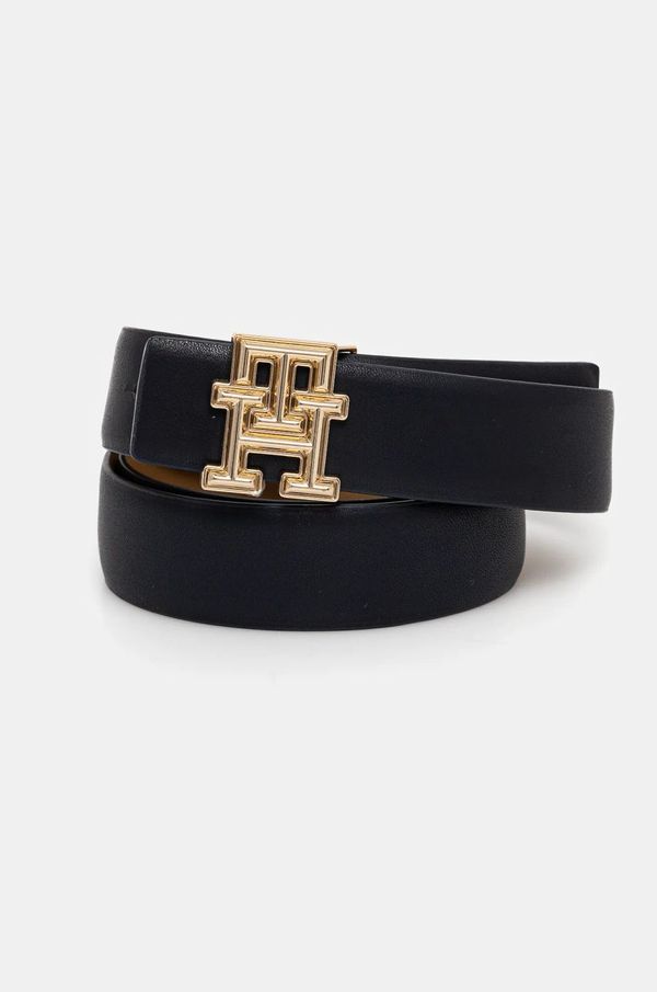 Tommy Hilfiger Dvostrani kožni remen Tommy Hilfiger za žene, boja: tamno plava, AW0AW16840