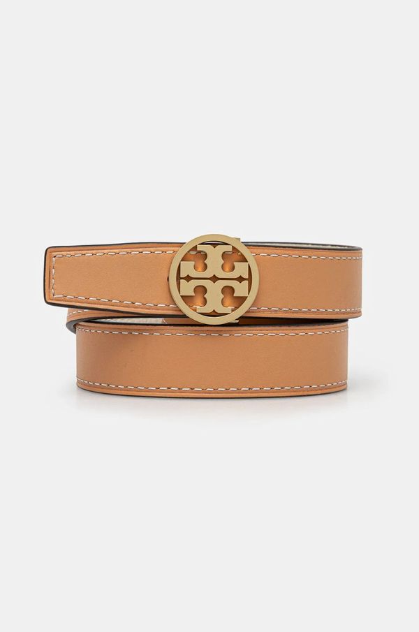 Tory Burch Dvostrani kožni remen Tory Burch Miller za žene, boja: bijela, 138935.139