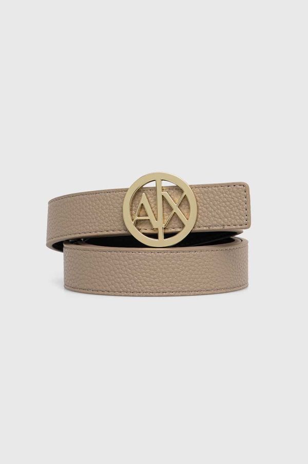 Armani Exchange Dvostrani remen Armani Exchange za žene, boja: siva, 941118 0A877