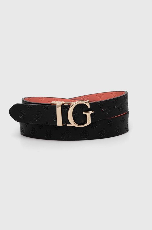 Guess Dvostrani remen Guess ARLN za žene, boja: crna, BW9159 P4330