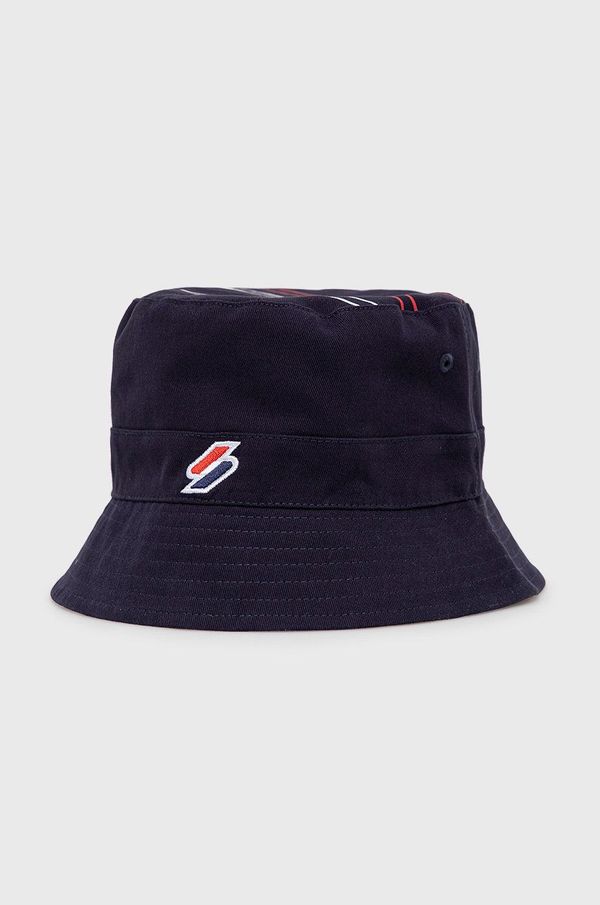 Superdry Dvostrani šešir Superdry boja: tamno plava
