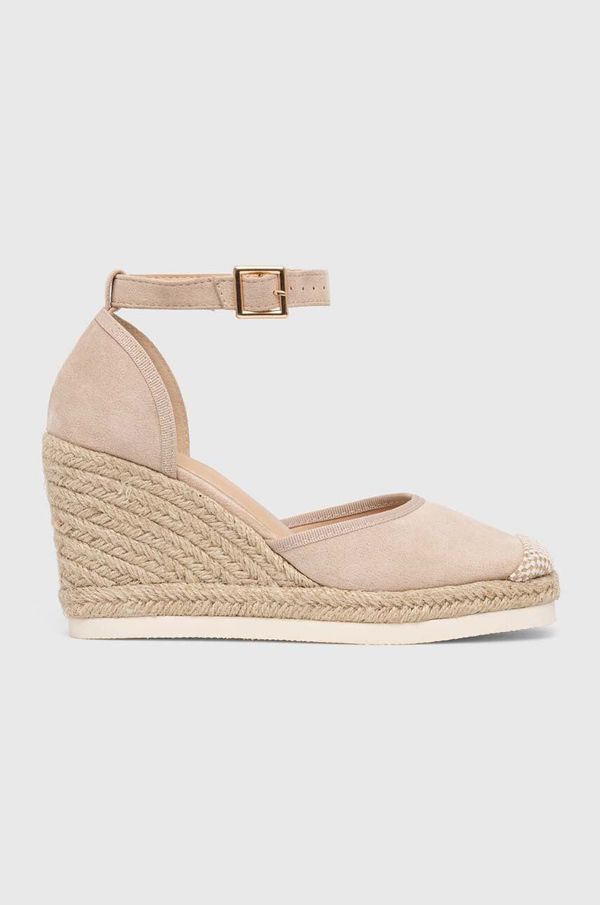 Answear Lab Espadrile Answear Lab boja: bež, klin peta