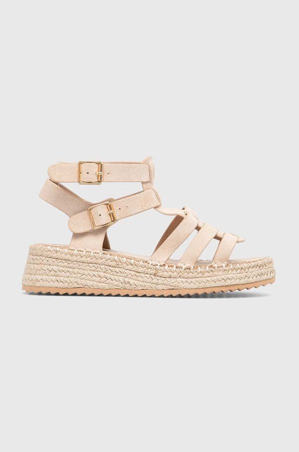 Answear Lab Espadrile Answear Lab boja: bež, s platformom