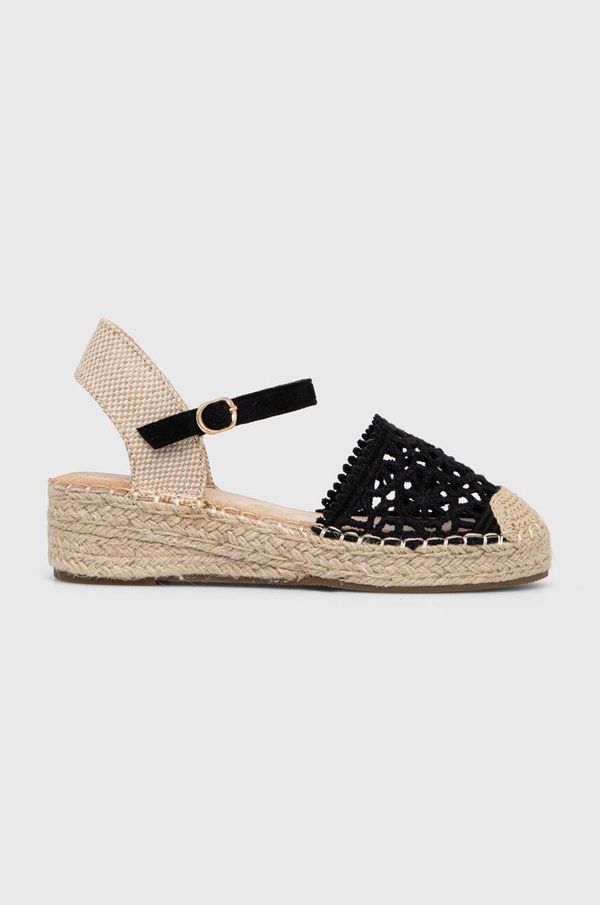 Answear Lab Espadrile Answear Lab boja: crna, klin peta