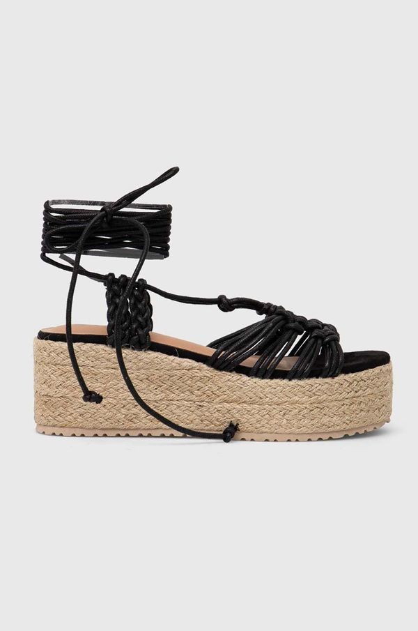 Answear Lab Espadrile Answear Lab boja: crna, s platformom