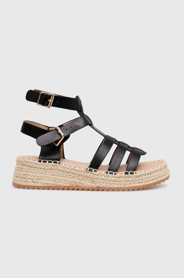 Answear Lab Espadrile Answear Lab boja: crna, s platformom