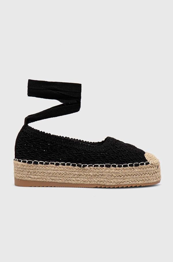 Answear Lab Espadrile Answear Lab boja: crna, s platformom