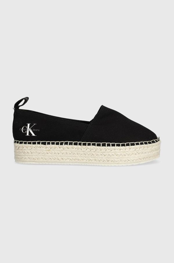 Calvin Klein Jeans Espadrile Calvin Klein Jeans PLATFORM ESPADRILLE ML BTW boja: crna, s platformom