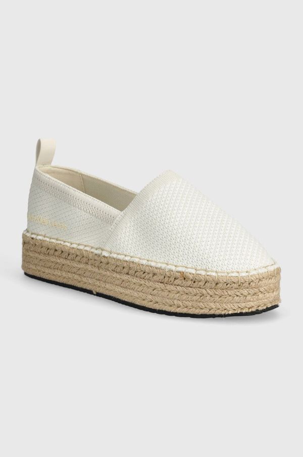 Calvin Klein Jeans Espadrile Calvin Klein Jeans PLATFORM ESPADRILLE UC boja: bijela, s platformom, YW0YW01377