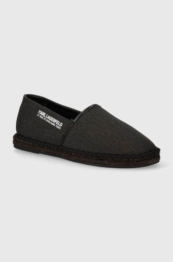 Karl Lagerfeld Espadrile Karl Lagerfeld KAMINO boja: crna, KL70119