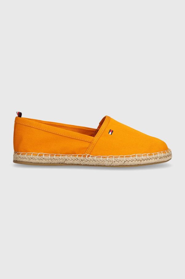 Tommy Hilfiger Espadrile Tommy Hilfiger BASIC TOMMY FLAT ESPADRILLE boja: narančasta, FW0FW06497