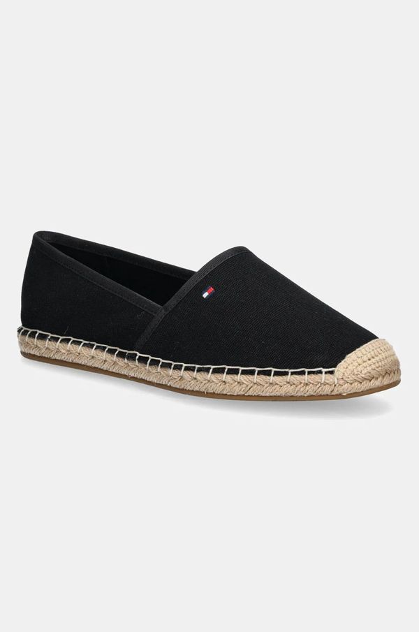 Tommy Hilfiger Espadrile Tommy Hilfiger FLAG CANVAS ESPADRILLE boja: crna, FW0FW08541