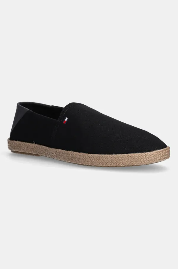 Tommy Hilfiger Espadrile Tommy Hilfiger HILFIGER ESPADRILLE CORE TEXTILE boja: crna, FM0FM05353