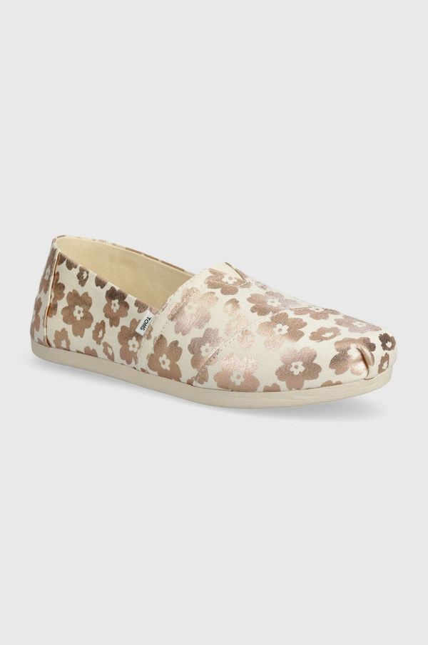 Toms Espadrile Toms Alpargata boja: bež, 10020668