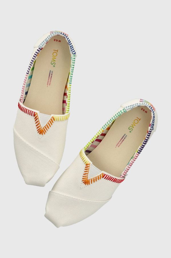 Toms Espadrile Toms Alpargata boja: bijela, 10019520