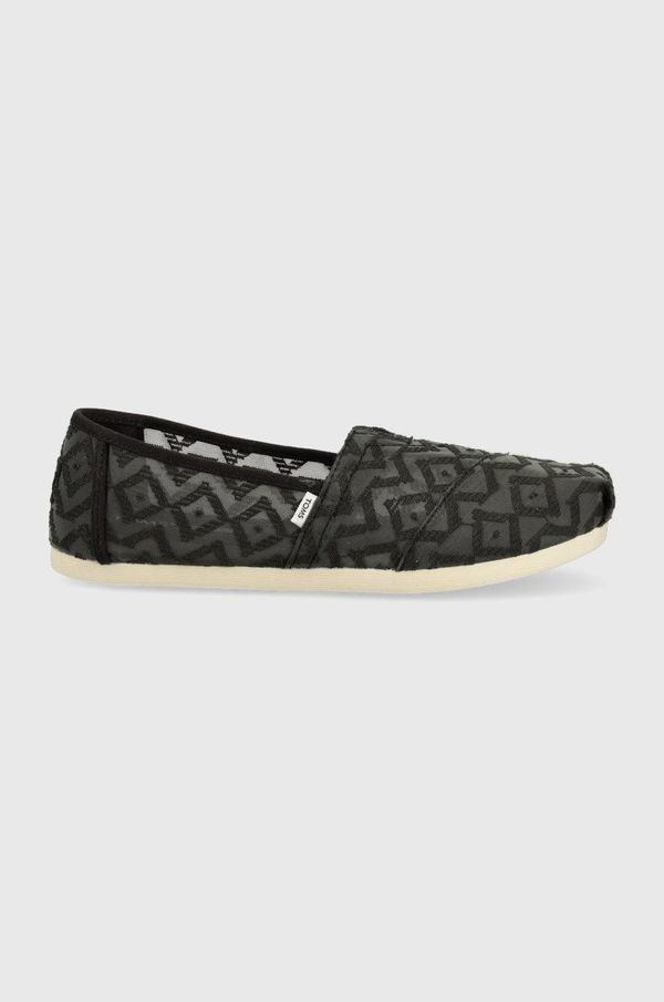 Toms Espadrile Toms Alpargata boja: crna