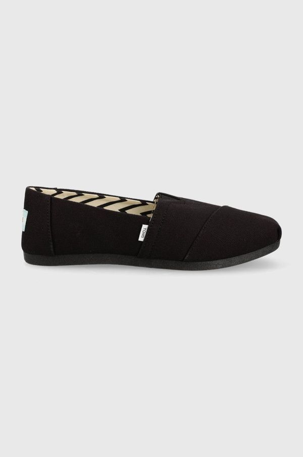 Toms Espadrile Toms Alpargata boja: crna