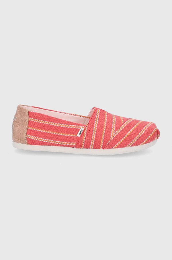 Toms Espadrile Toms Alpargata boja: crvena