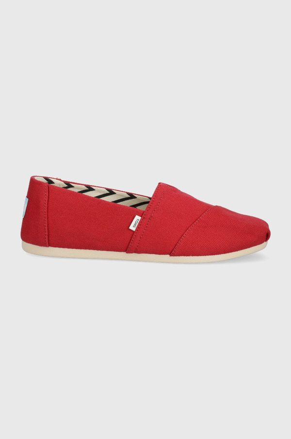 Toms Espadrile Toms Alpargata boja: crvena