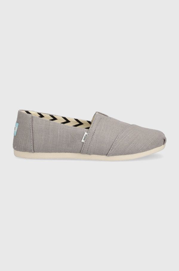Toms Espadrile Toms Alpargata boja: siva