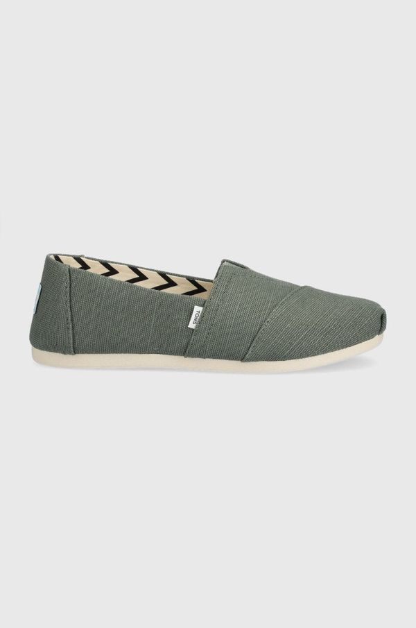 Toms Espadrile Toms Alpargata boja: zelena
