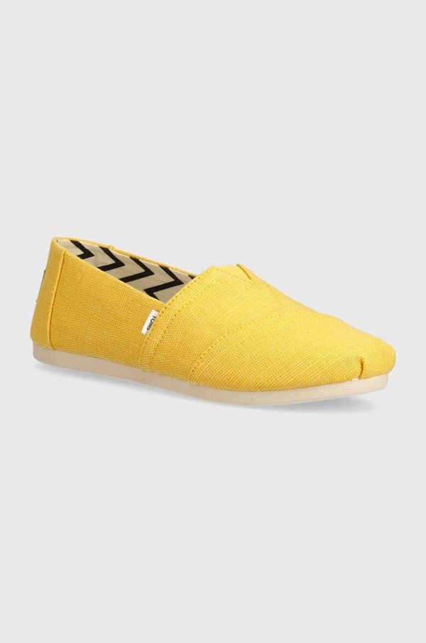 Toms Espadrile Toms Alpargata boja: žuta, 10020651