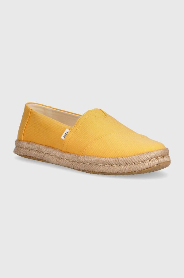 Toms Espadrile Toms Alpargata Rope 2.0 boja: žuta, 10020694