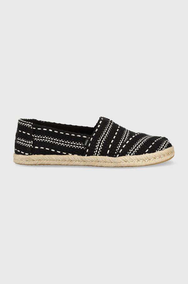 Toms Espadrile Toms Alpargata Rope boja: crna, 10019676