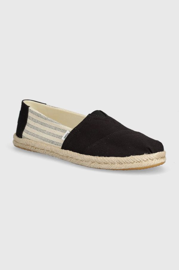Toms Espadrile Toms Alpargata Rope boja: crna, 10019904