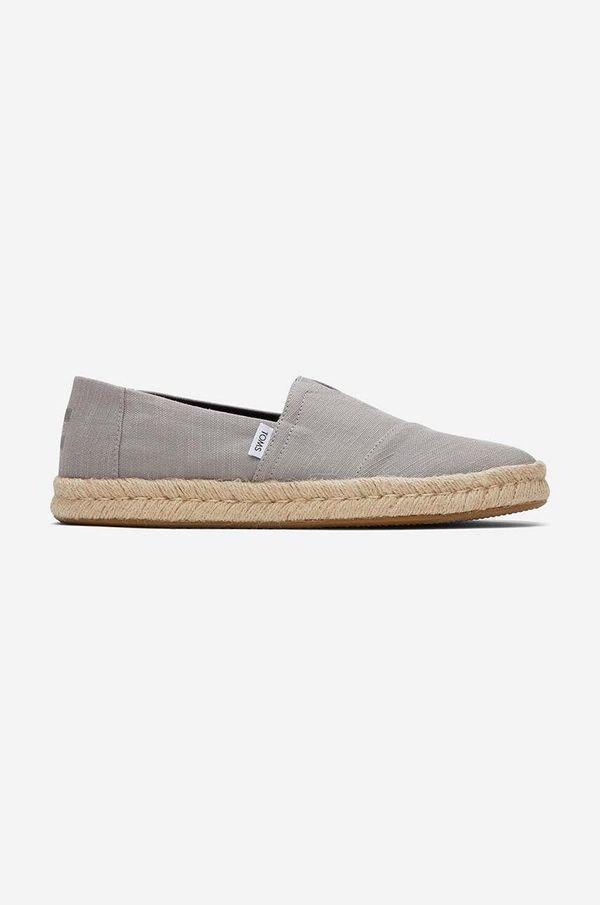 Toms Espadrile Toms Alpargata Rope boja: siva