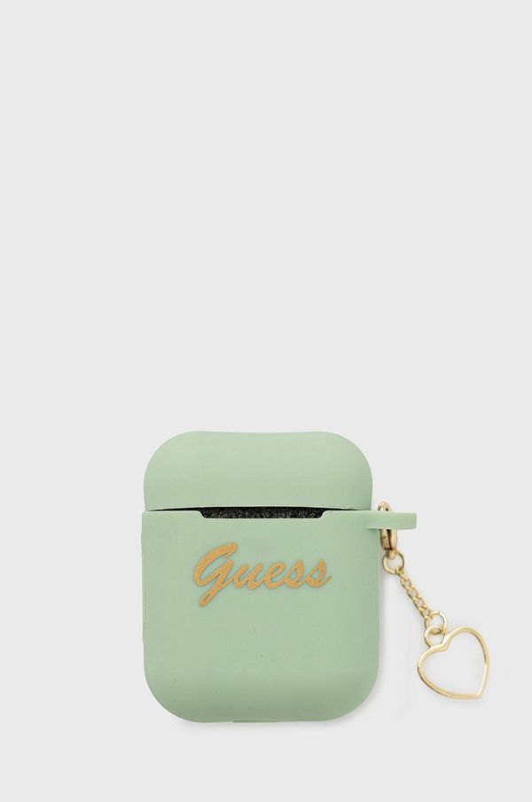 Guess Etui za airpods Guess Airpods Cover boja: zelena