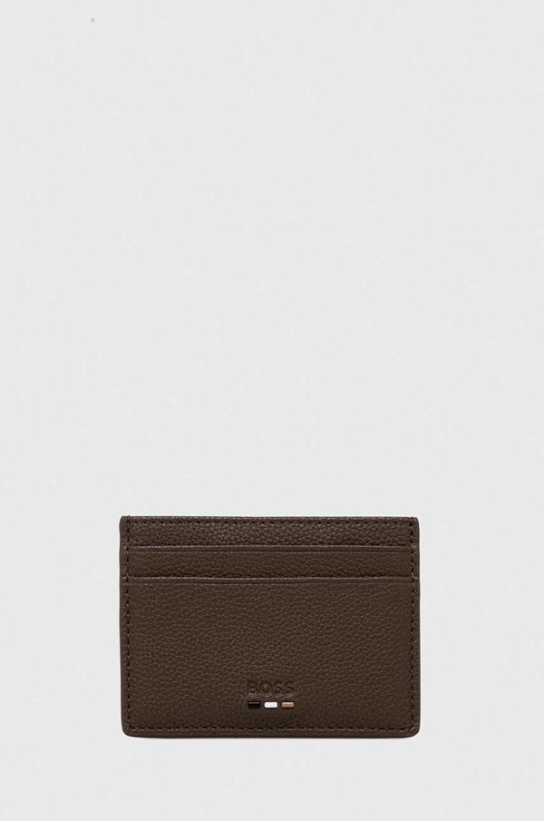 BOSS Etui za kartice BOSS boja: smeđa, 50491948