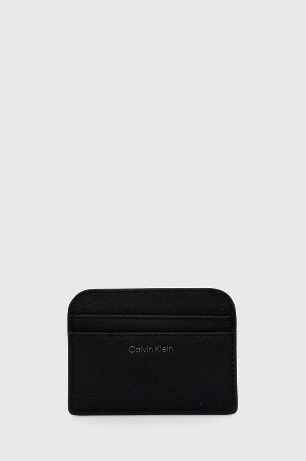 Calvin Klein Etui za kartice Calvin Klein boja: crna, K60K612189