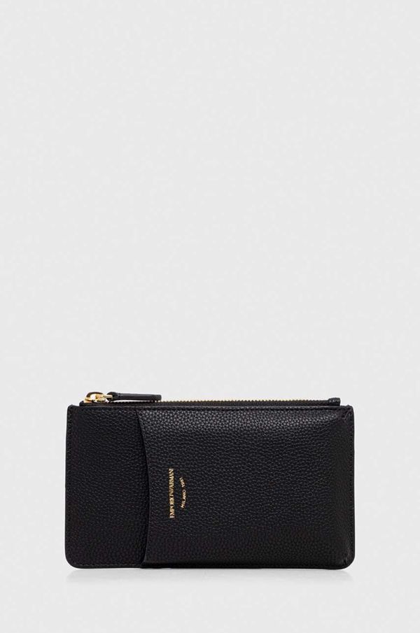 Emporio Armani Etui za kartice Emporio Armani boja: crna