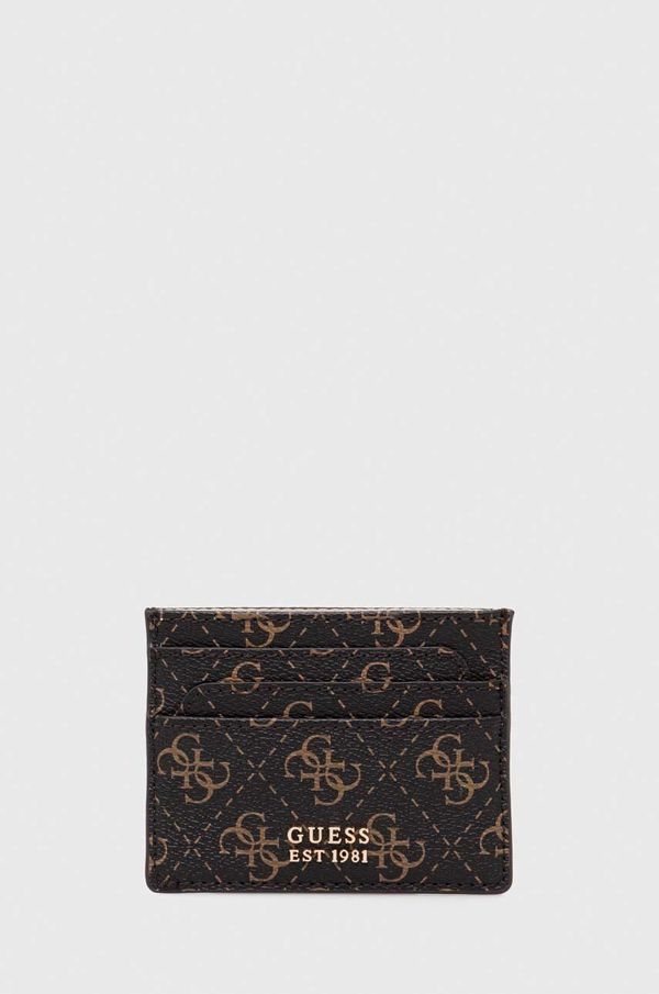 Guess Etui za kartice Guess boja: smeđa