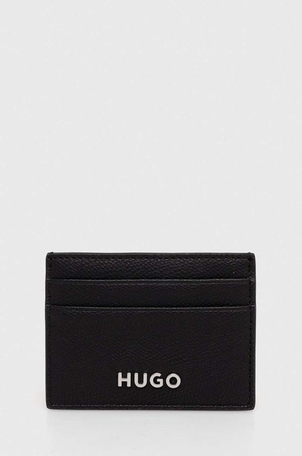 Hugo Etui za kartice HUGO boja: crna, 50523269