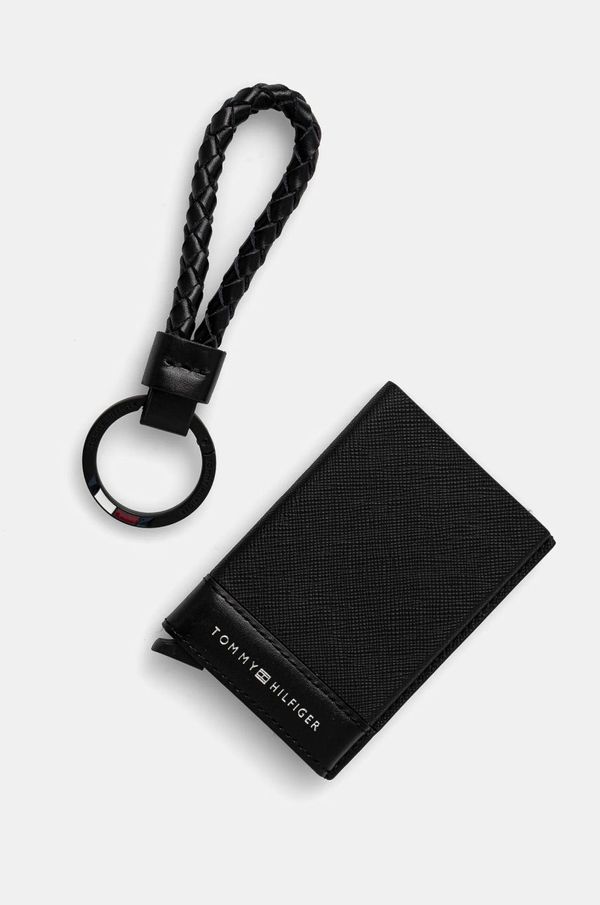Tommy Hilfiger Etui za kartice i privjesak za ključeve Tommy Hilfiger boja: crna, AM0AM13127