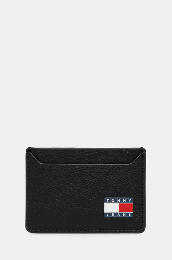 Tommy Jeans Etui za kartice Tommy Jeans boja: crna, AM0AM13388