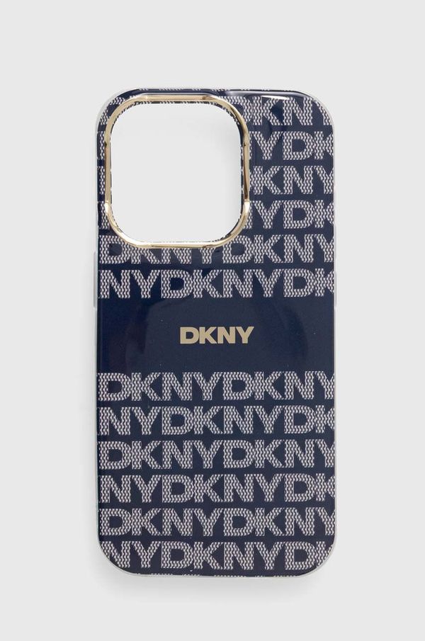 DKNY Etui za telefon Dkny iPhone 15 Pro 6.1 boja: tamno plava, DKHMP15LHRHSEB