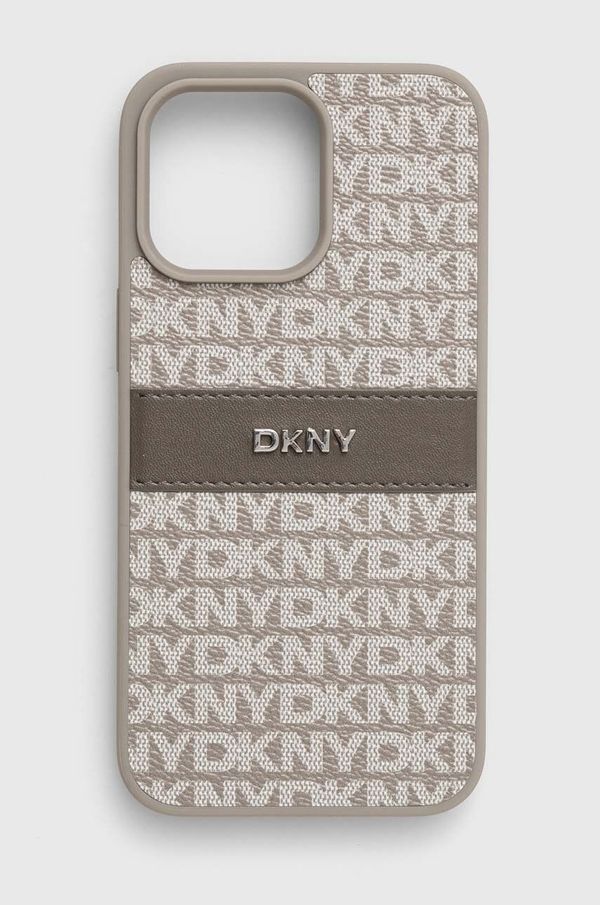 DKNY Etui za telefon Dkny iPhone 15 Pro Max 6.7 boja: siva, DKHCP15XPRTHSLE